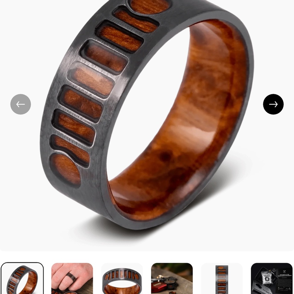 The Legend Manly Band: A jeep enthusiast will love this. Size 8.